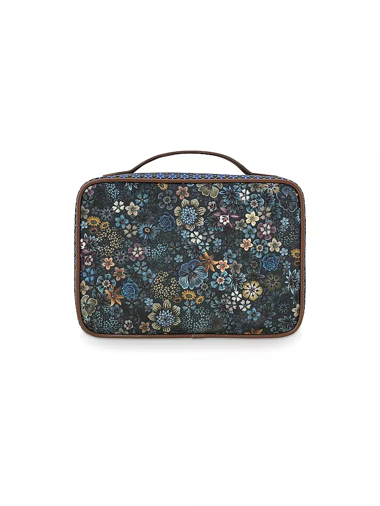 PIP STUDIO | Toilettetasche - Beauty Case TUTTI FIORI 27x19x10cm Blue | dunkelblau