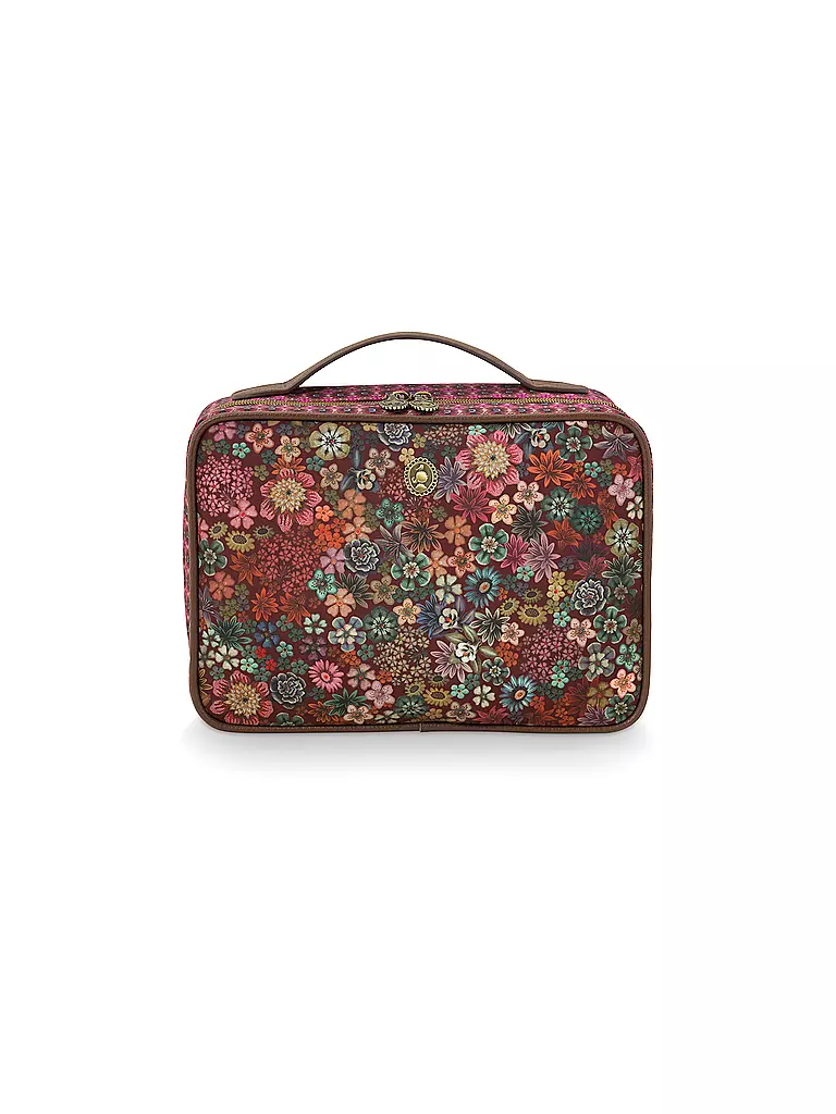 PIP STUDIO | Toilettetasche - Beauty Case TUTTI FIORI 27x19x10cm Pink | beere