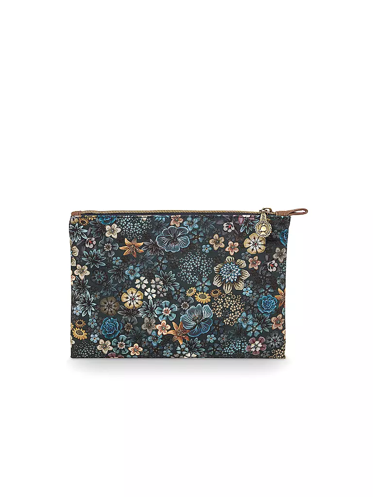 PIP STUDIO | Toilettetasche TUTTI I FIORI 24x15,5cm Blue | dunkelblau