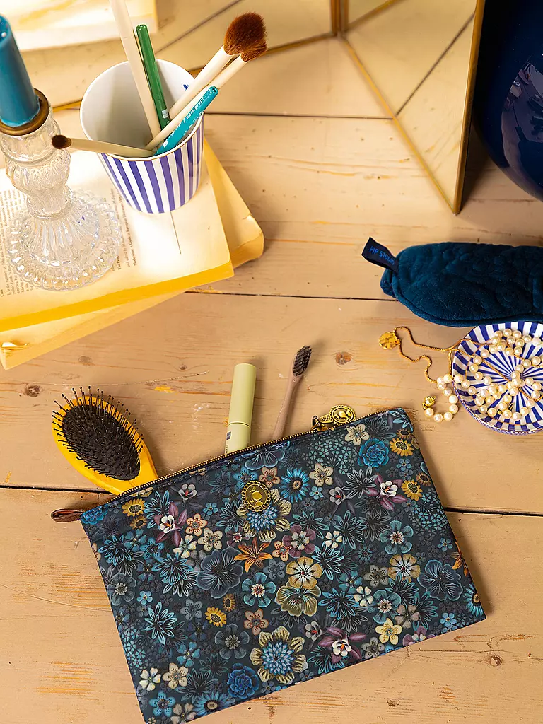 PIP STUDIO | Toilettetasche TUTTI I FIORI 24x15,5cm Blue | beere