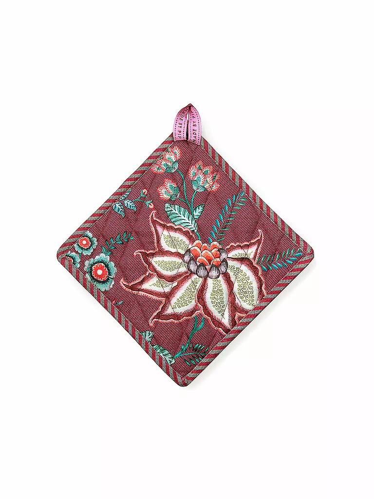 PIP STUDIO | Topflappen FLOWER FESTIVAL dark pink | beere
