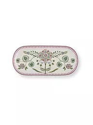 PIP STUDIO | Tortenplatte  LILY & LOTUS 33x15,5cm Off White | lila