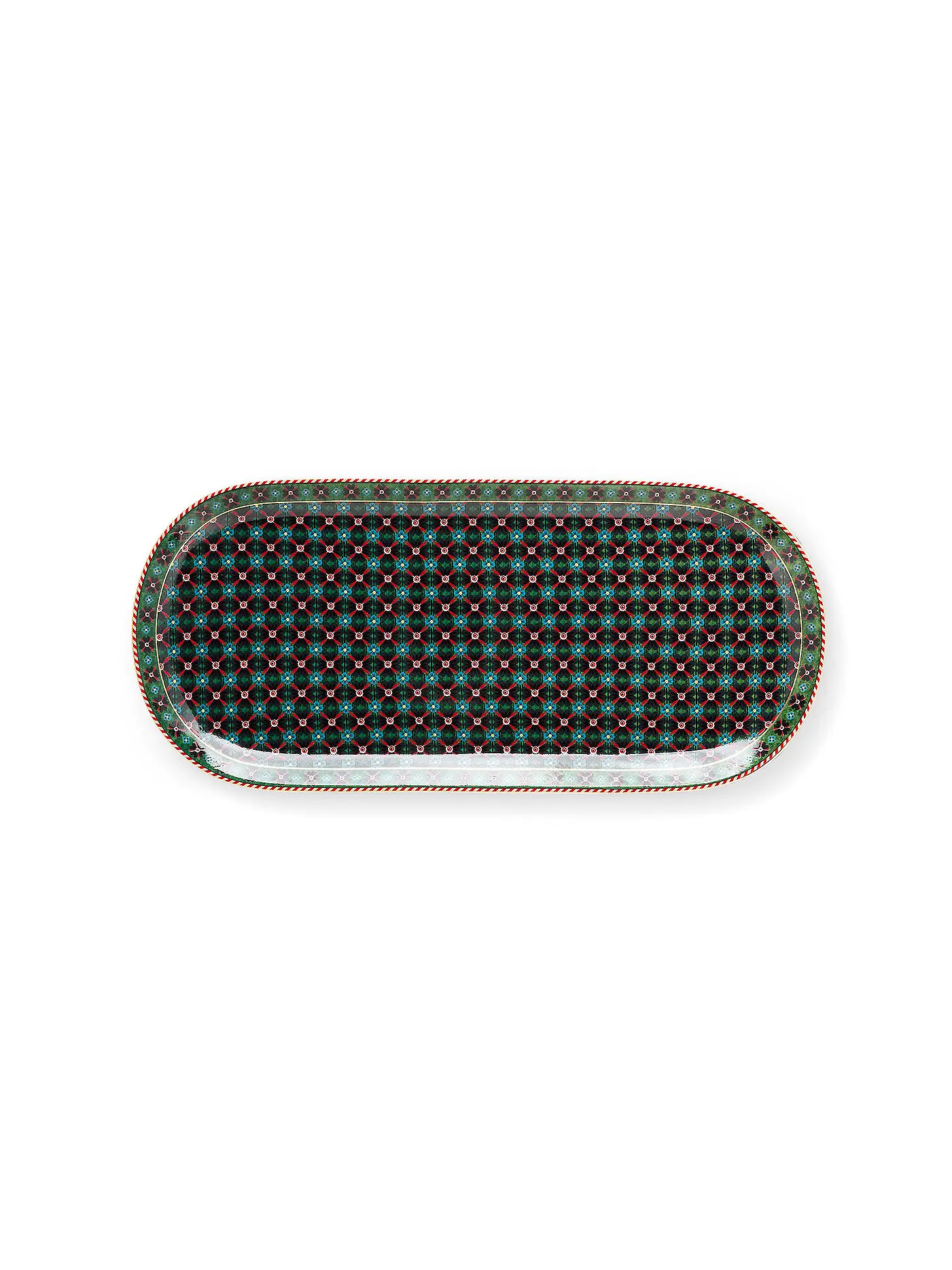 PIP STUDIO | Tortenplatte BERRY BLUES 33x15,5cm Clover Green | dunkelgrün
