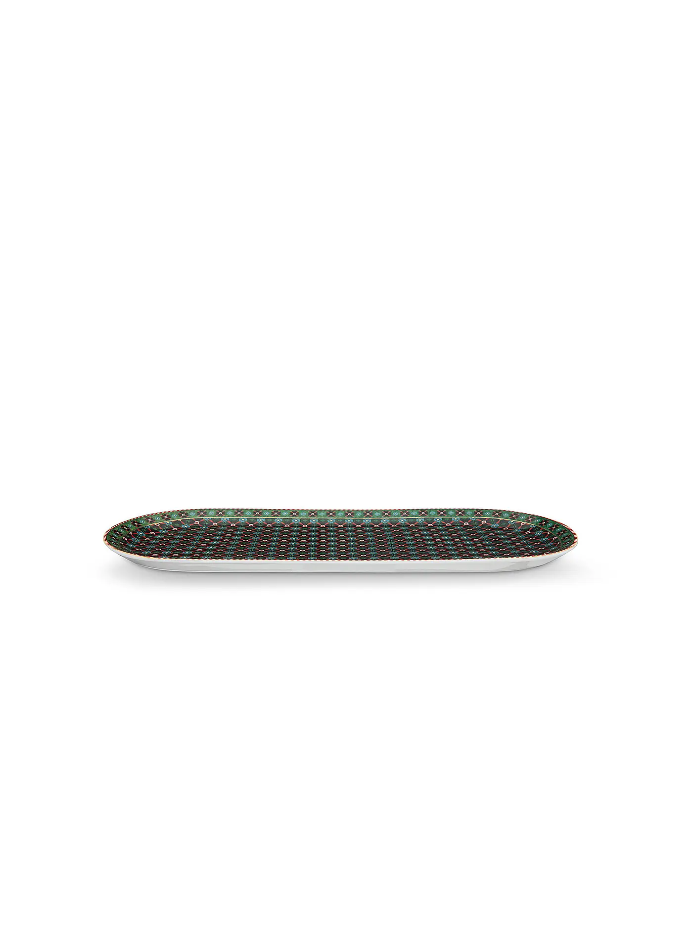 PIP STUDIO | Tortenplatte BERRY BLUES 33x15,5cm Clover Green | dunkelgrün