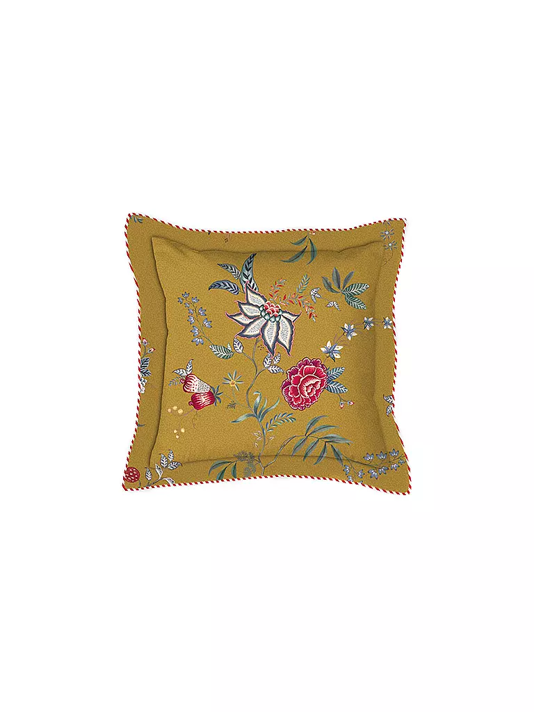 PIP STUDIO | Zierkissen gefüllt 45x45cm Flower Festival Yellow | gelb