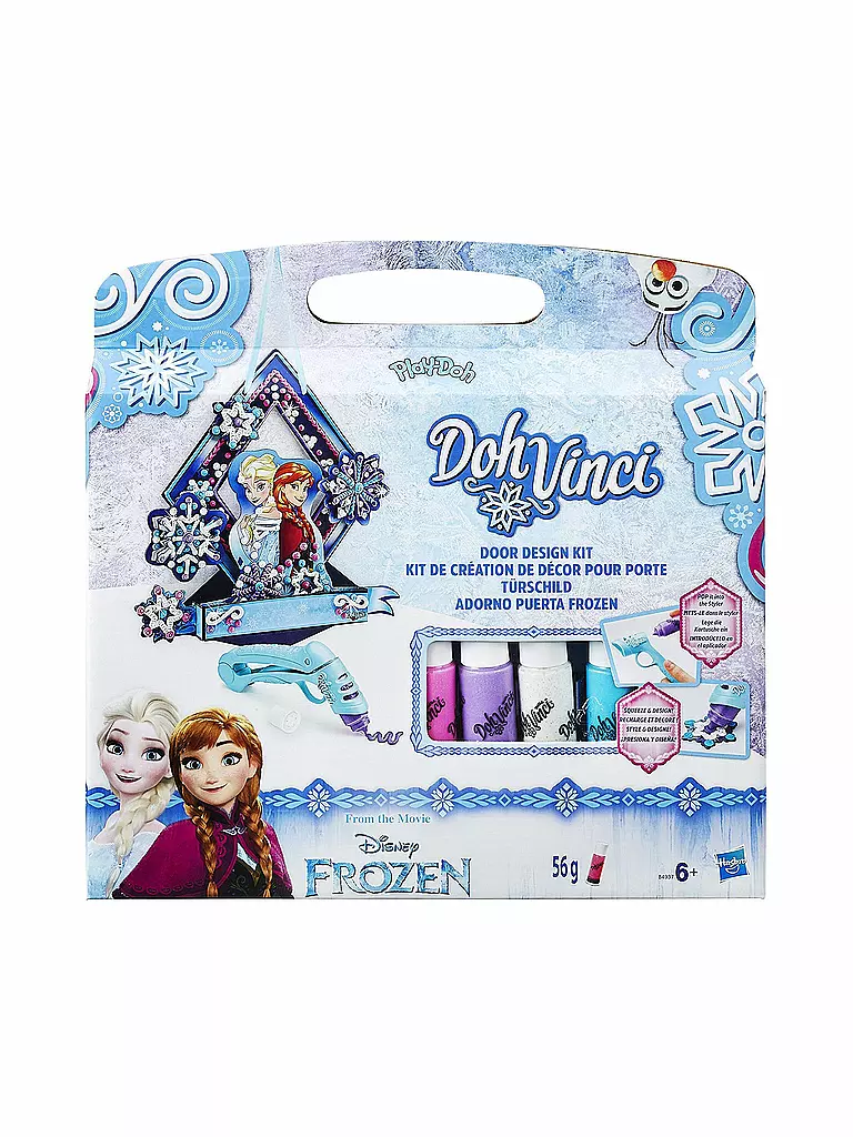 PLAY-DOH | DohVinci - Disney Frozen - Die Eiskönigin - Türschild Bastel-Set | 