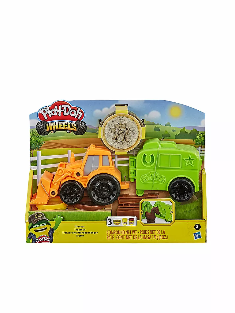 PLAY-DOH | Knete - Wheels Traktor und Pferdeanhänger | keine Farbe