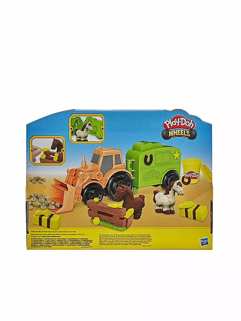 PLAY-DOH | Knete - Wheels Traktor und Pferdeanhänger | keine Farbe