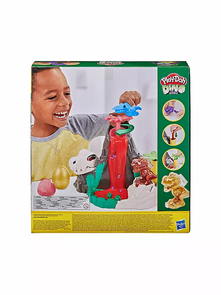 PLAY-DOH | Knete -Dino Crew Die Dino-Insel mit HydroGlitz Masse | keine Farbe