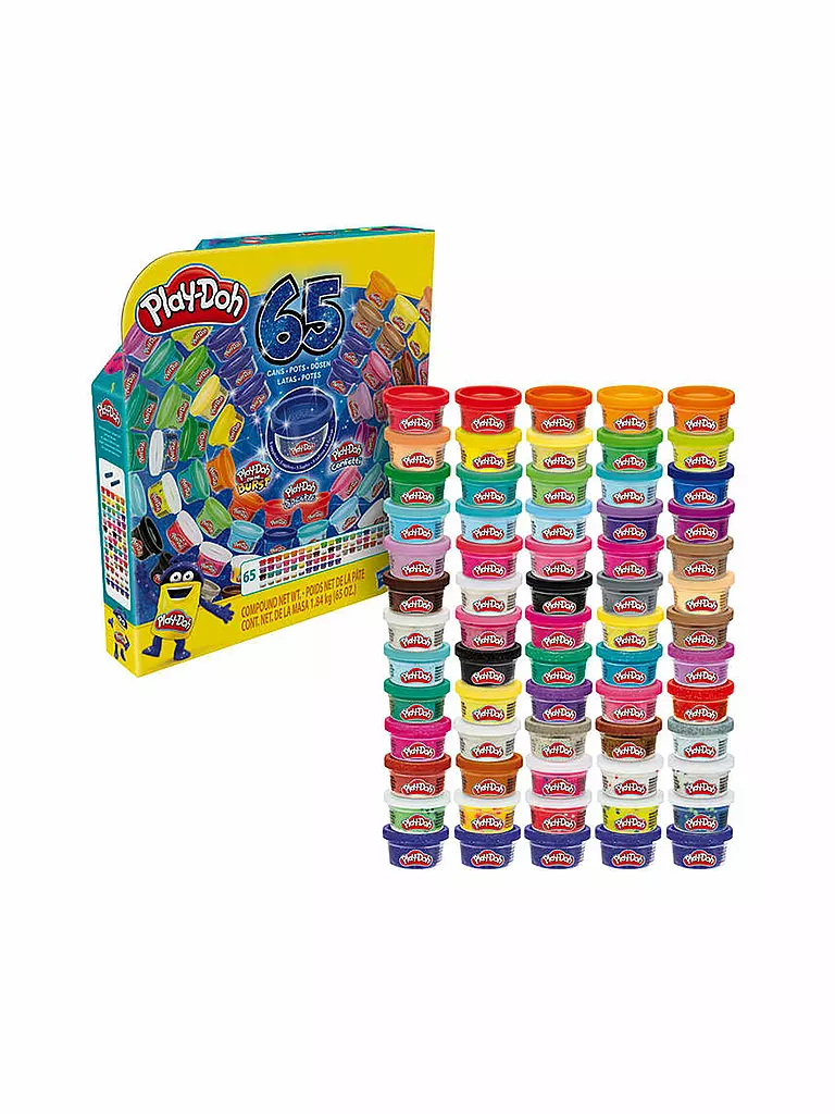 PLAY-DOH | Knete Set - 65 Jahre Vielfalt Pack - Ultimate Color Collection | keine Farbe