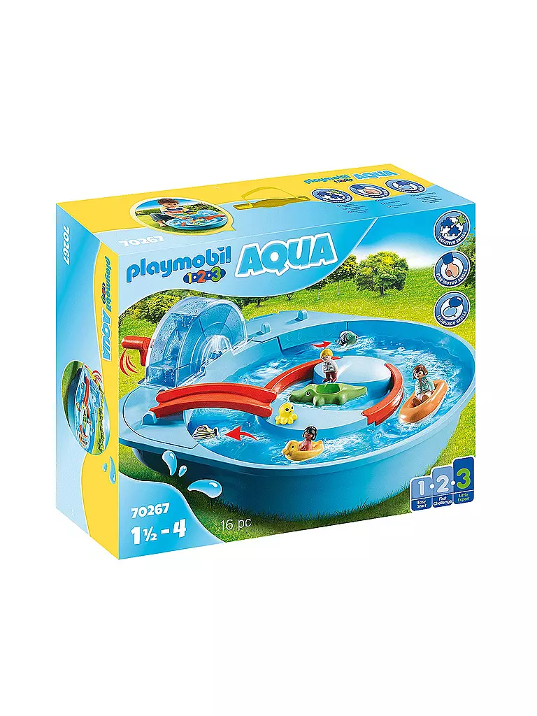 PLAYMOBIL | 1,2,3 - Aqua - Fröhliche Wasserbahn 70267 | keine Farbe