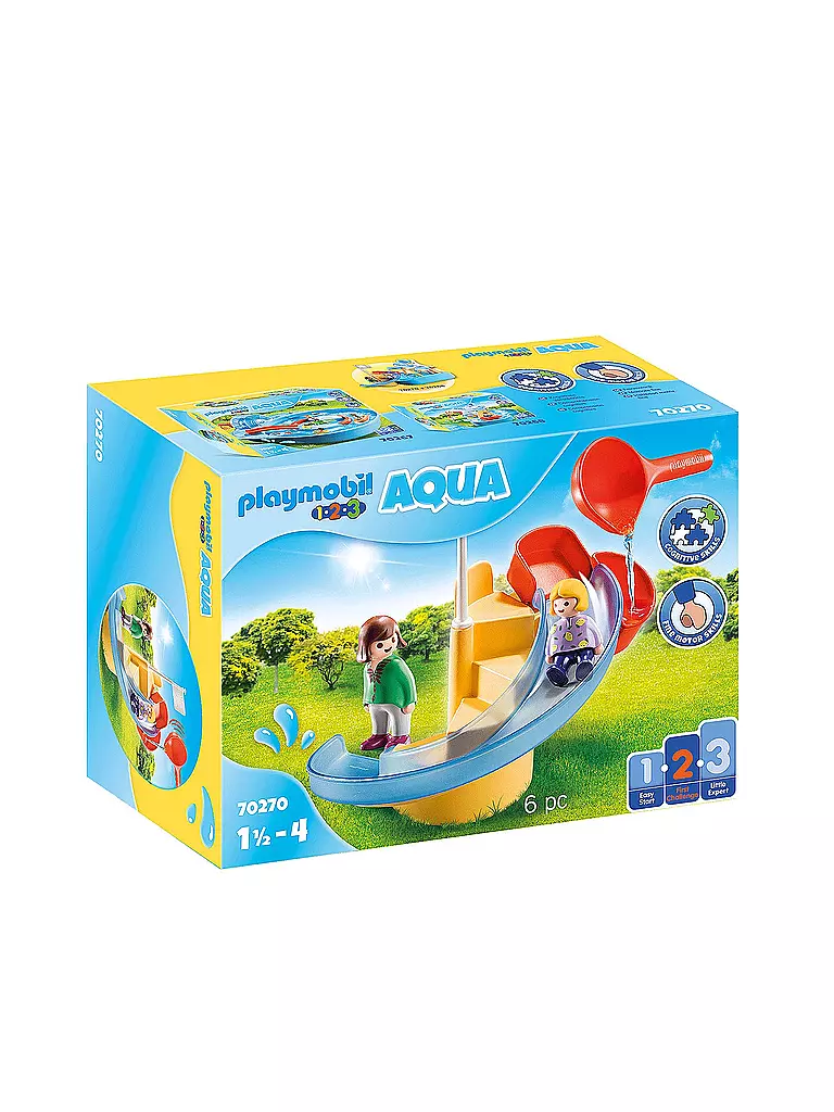 PLAYMOBIL | 1,2,3 - Aqua - Wasserrutsche 70270 | keine Farbe