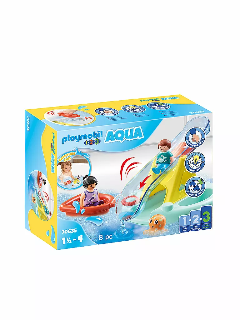 PLAYMOBIL | 1,2,3 - Badeinsel mit Wasserrutsche 70635 | keine Farbe