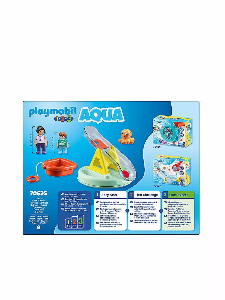 PLAYMOBIL | 1,2,3 - Badeinsel mit Wasserrutsche 70635 | keine Farbe