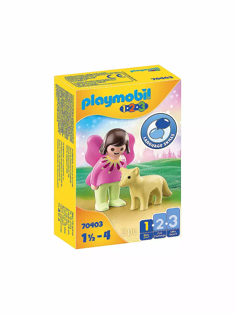 PLAYMOBIL | 1,2,3 - Feenfreundin mit Fuchs 70403 | keine Farbe