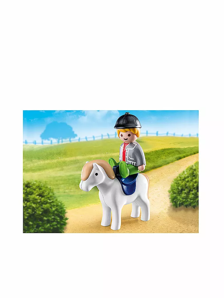 PLAYMOBIL | 1,2,3 - Junge mit Pony 70410 | keine Farbe