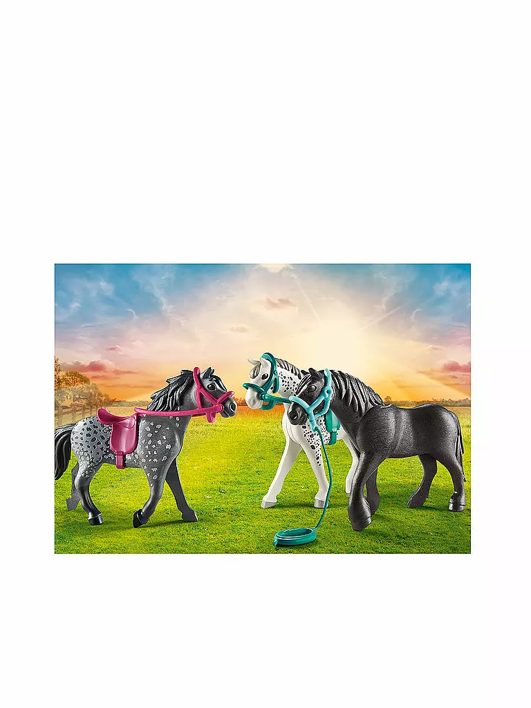 PLAYMOBIL | 3 Pferde: Friese, Knabstrupper & Andalusier 70999 | keine Farbe
