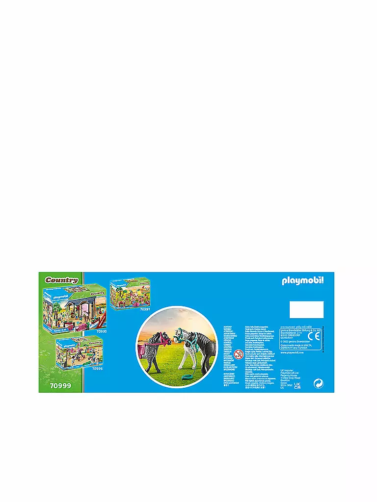 PLAYMOBIL | 3 Pferde: Friese, Knabstrupper & Andalusier 70999 | keine Farbe