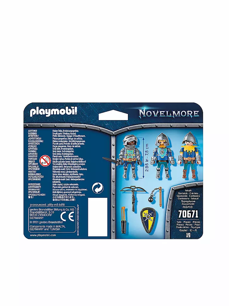 PLAYMOBIL | 3er Set Novelmore Ritter 70671 | keine Farbe
