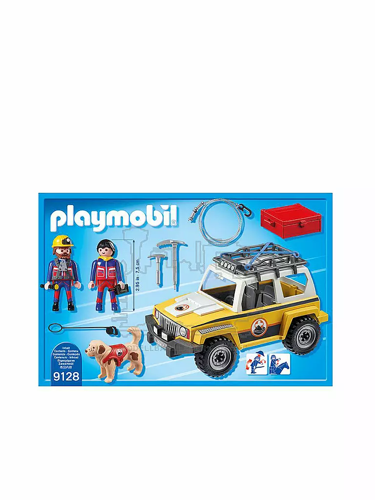 PLAYMOBIL | Action - Bergretter Einsatzfahrzeug 9128 | 