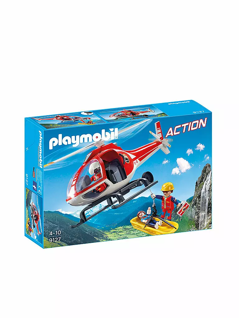 PLAYMOBIL | Action - Bergretter Helikopter 9127 | 
