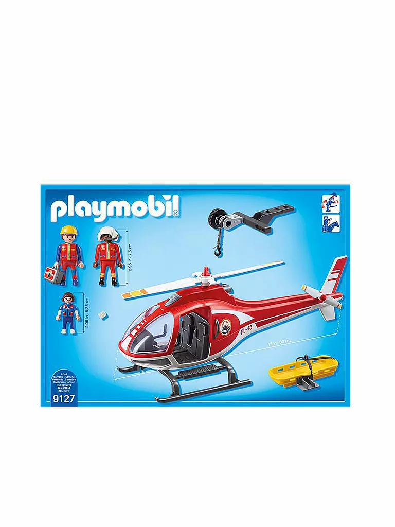 PLAYMOBIL | Action - Bergretter Helikopter 9127 | 