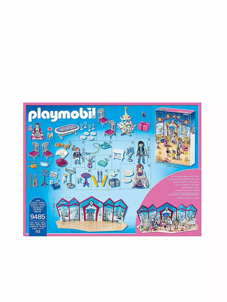 PLAYMOBIL | Adventskalender - Weihnachtsball im Kristallsaal | transparent