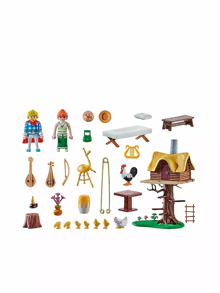 PLAYMOBIL | Asterix: Troubadix mit Baumhaus 71016 | keine Farbe
