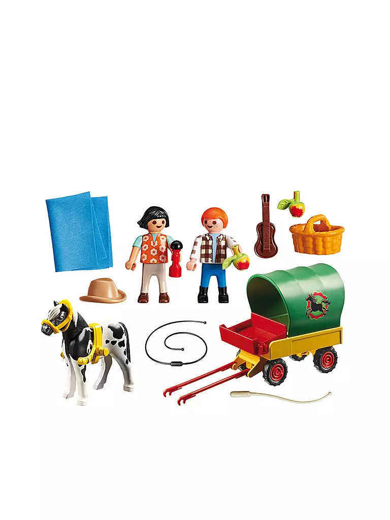 PLAYMOBIL | Ausflug mit Ponywagen 6948 | transparent