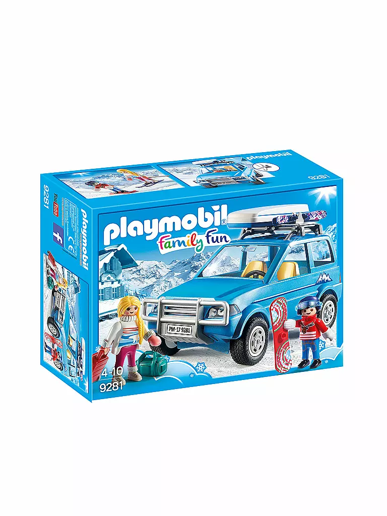 PLAYMOBIL | Auto mit Dachbox 9281 | transparent