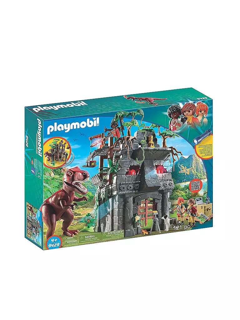 PLAYMOBIL | Basecamp mit T-Rex 9429 | transparent