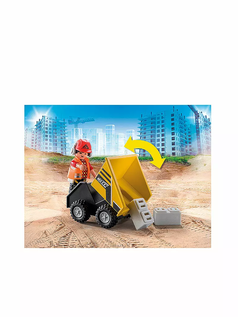 PLAYMOBIL | Baustelle mit Kipplaster 70742 | keine Farbe