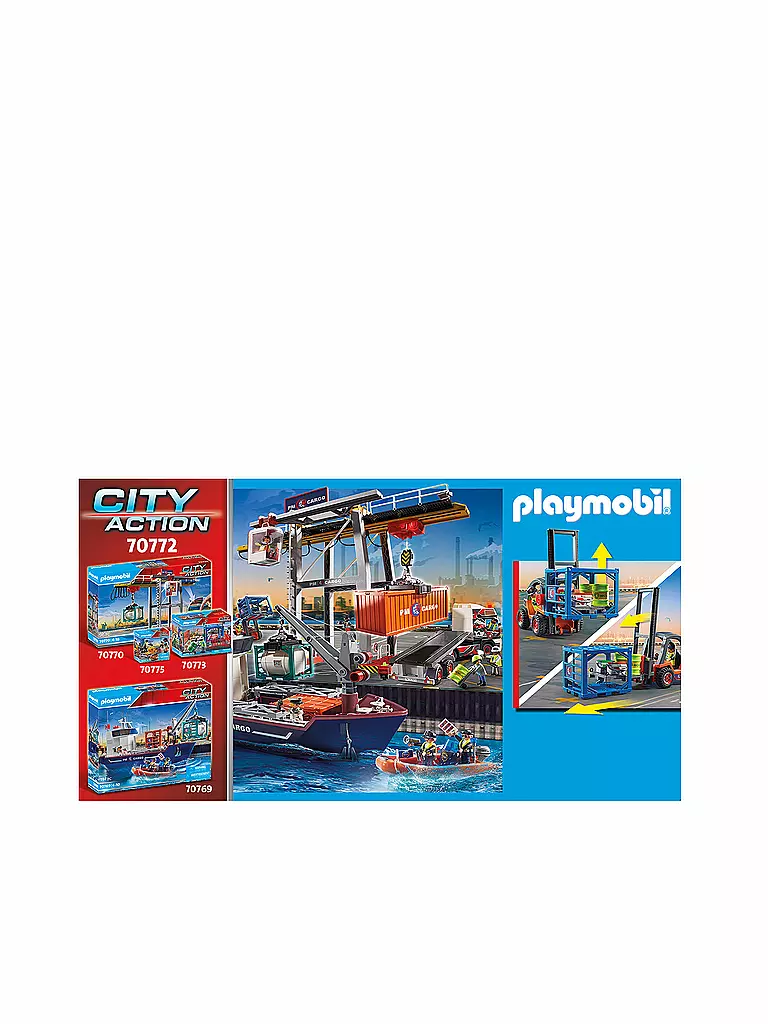 PLAYMOBIL | Cargo - Gabelstapler mit Fracht 70772 | keine Farbe