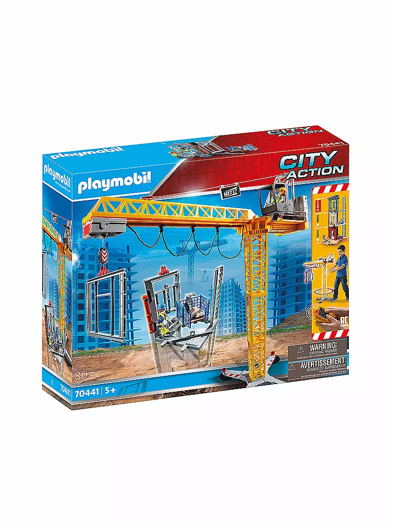 PLAYMOBIL | City Action - RC-Baukran mit Bauteil 70441 | keine Farbe