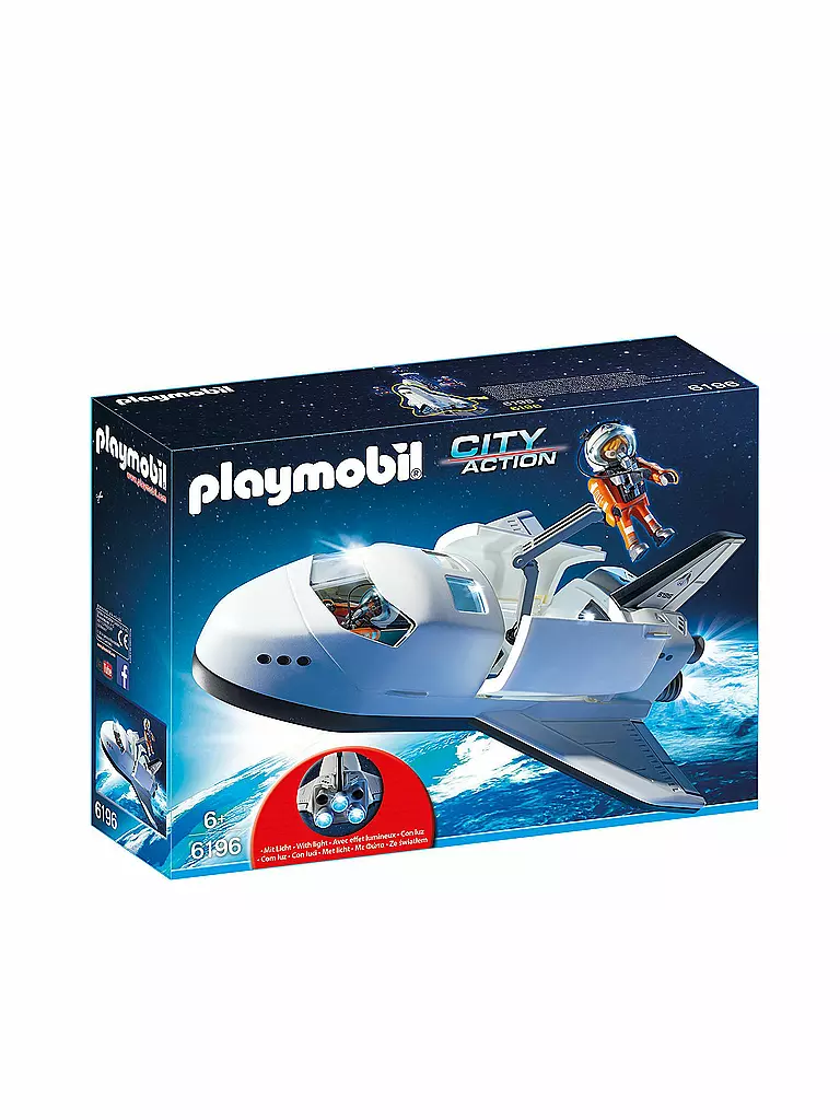 PLAYMOBIL | City Action - Space Shuttle 6196 | transparent