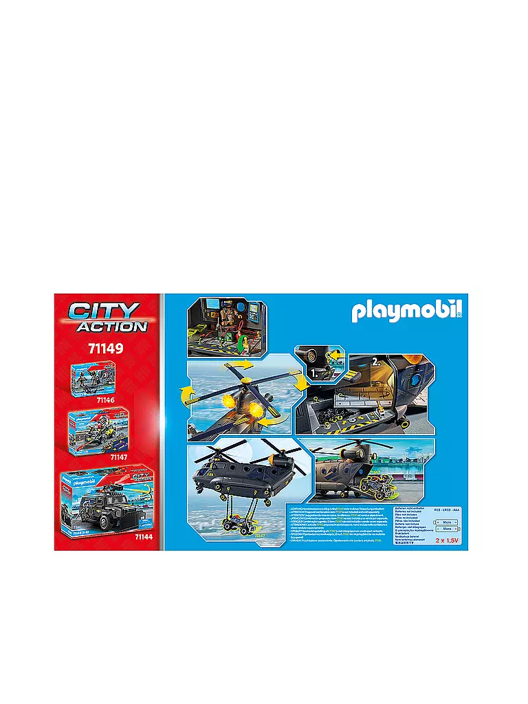PLAYMOBIL | City Action - SWAT-Rettungsflugzeug 71149 | keine Farbe