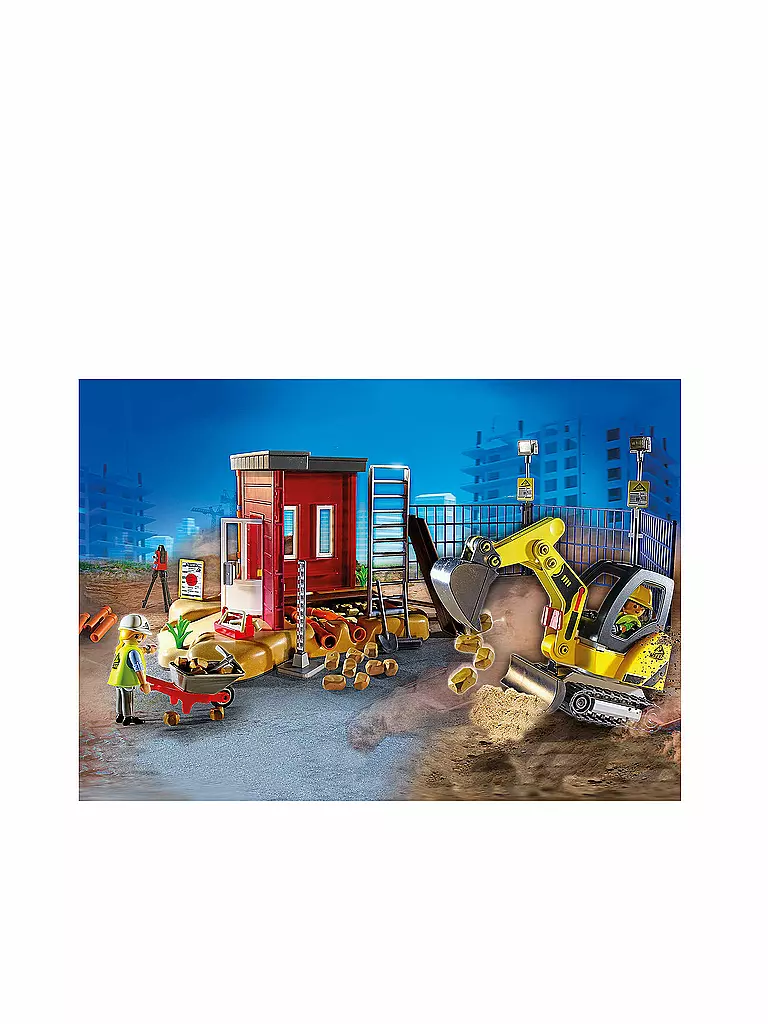 PLAYMOBIL | City Action -Minibagger mit Bauteil 70443 | keine Farbe
