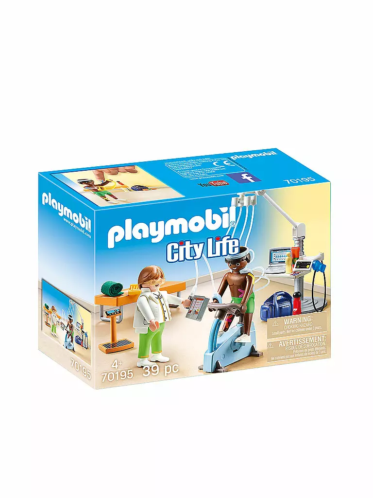 PLAYMOBIL | City Life - Beim Facharzt - Physiotherapeut 70195 | keine Farbe