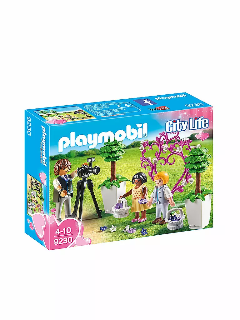 PLAYMOBIL | City Life - Fotograf mit Blumenkindern 9230 | transparent