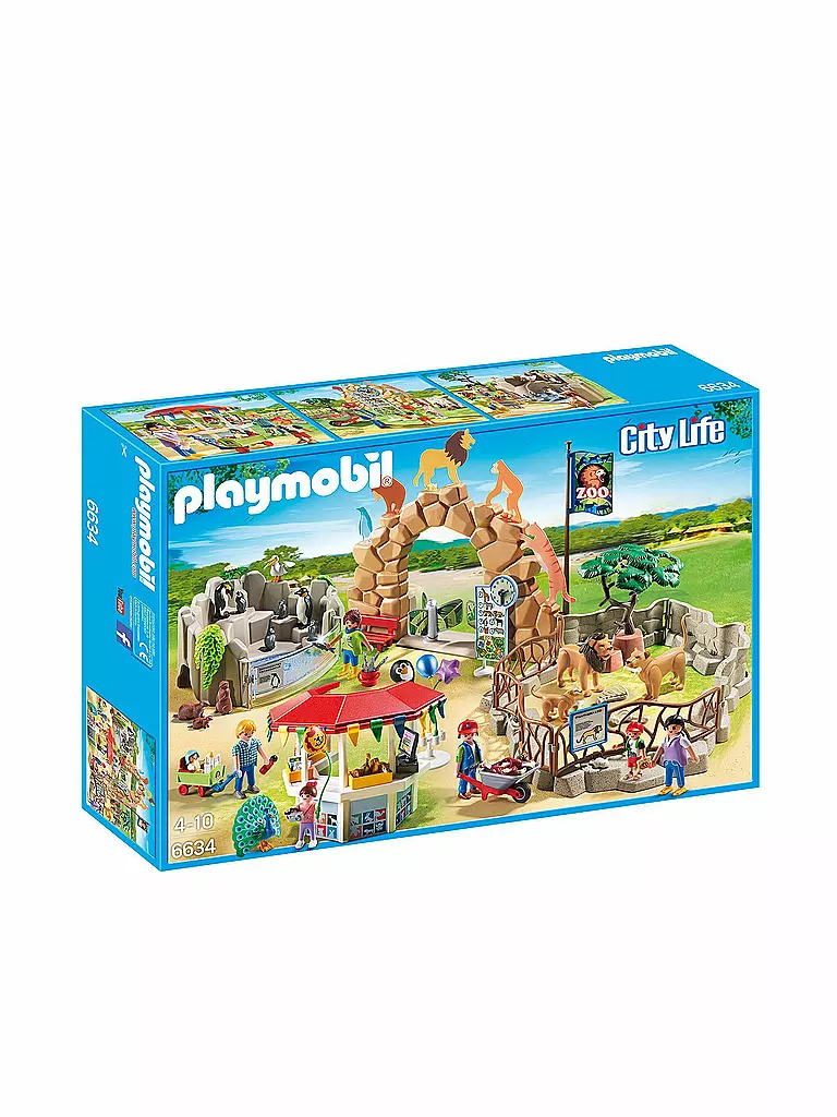 PLAYMOBIL | City Life - Mein großer Zoo 6634 | transparent