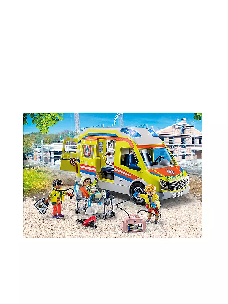 PLAYMOBIL | City Life - Rettungswagen mit Licht und Sound 71202 | keine Farbe