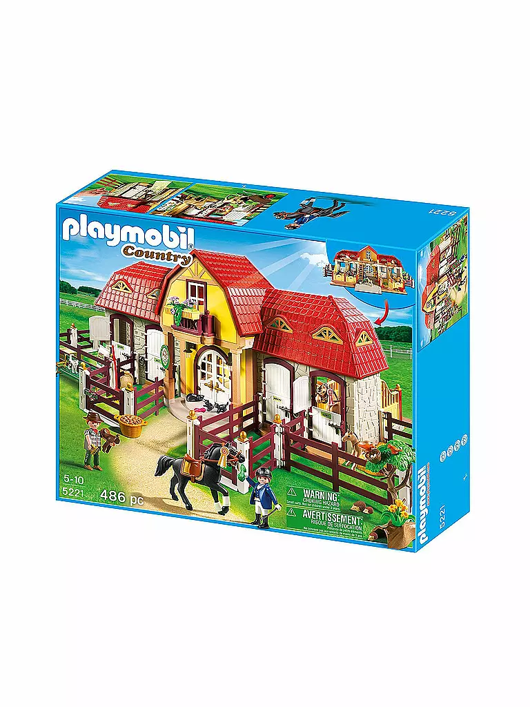 PLAYMOBIL | Country - Großer Reiterhof mit Paddocks 5221 | 