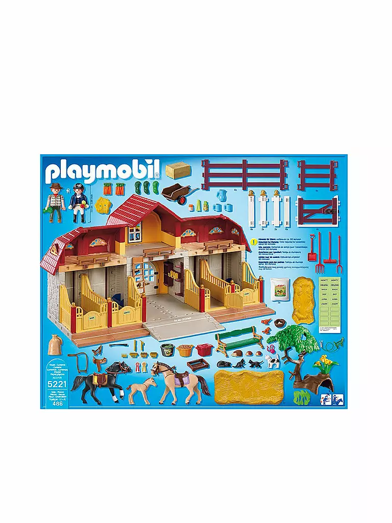 PLAYMOBIL | Country - Großer Reiterhof mit Paddocks 5221 | 