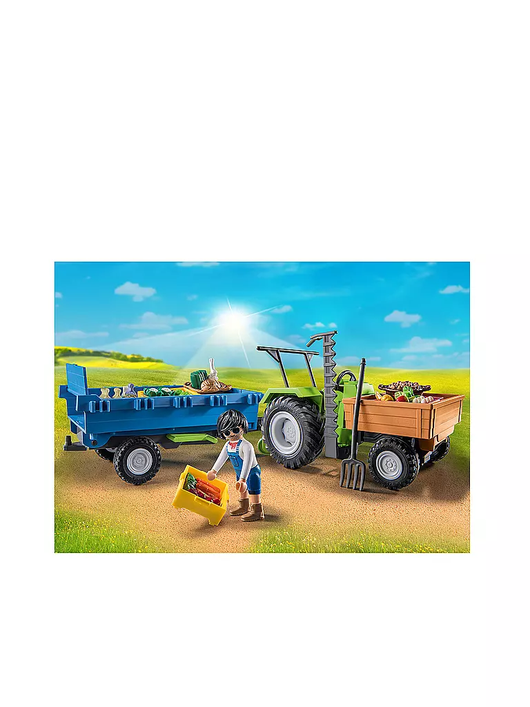 PLAYMOBIL | Country - Traktor mit Hänger 71249 | keine Farbe