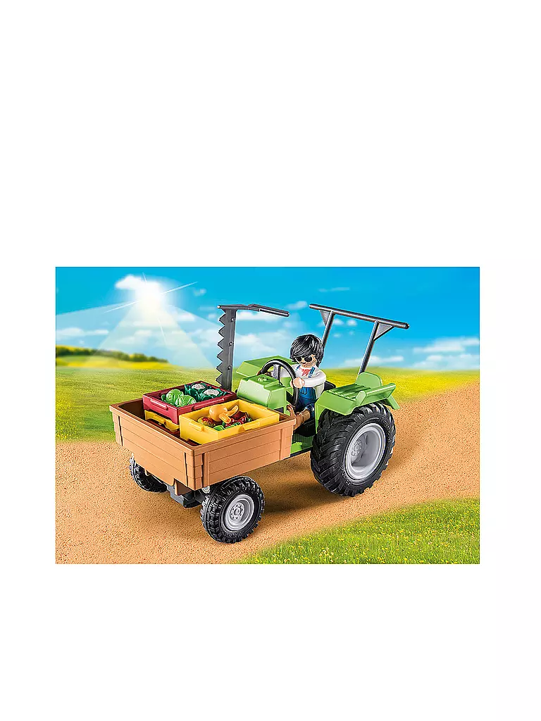 PLAYMOBIL | Country - Traktor mit Hänger 71249 | keine Farbe