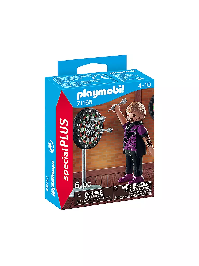 PLAYMOBIL | Dartspieler 71165 | keine Farbe