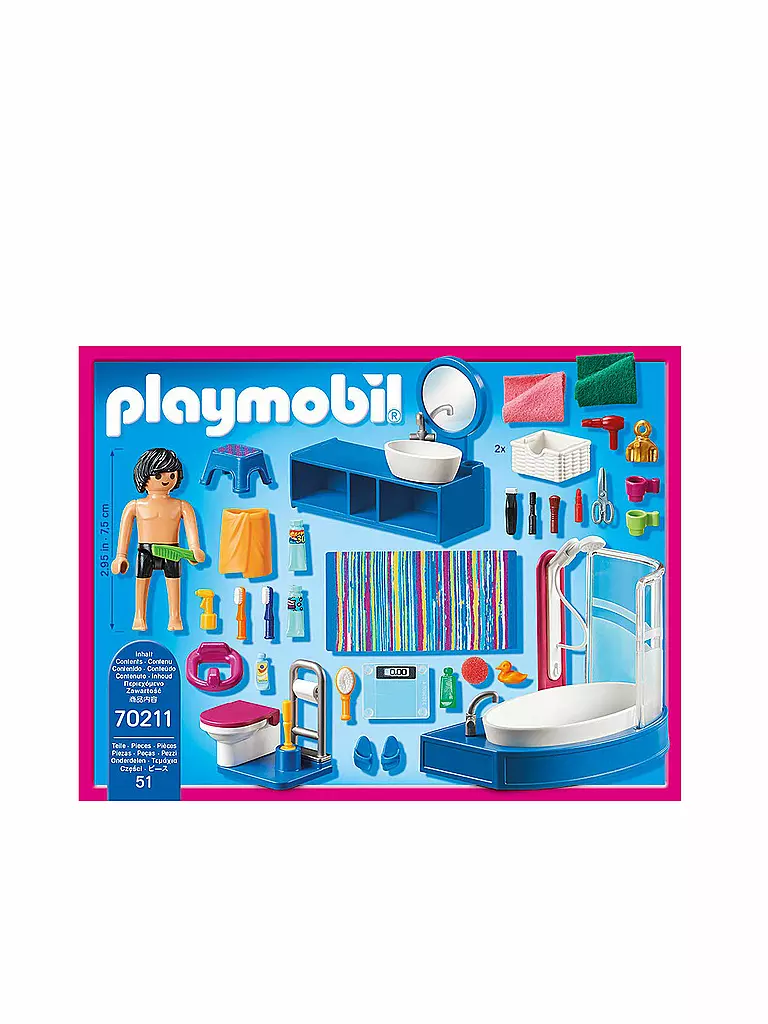 PLAYMOBIL | Dollhouse - Badezimmer 70211 | keine Farbe