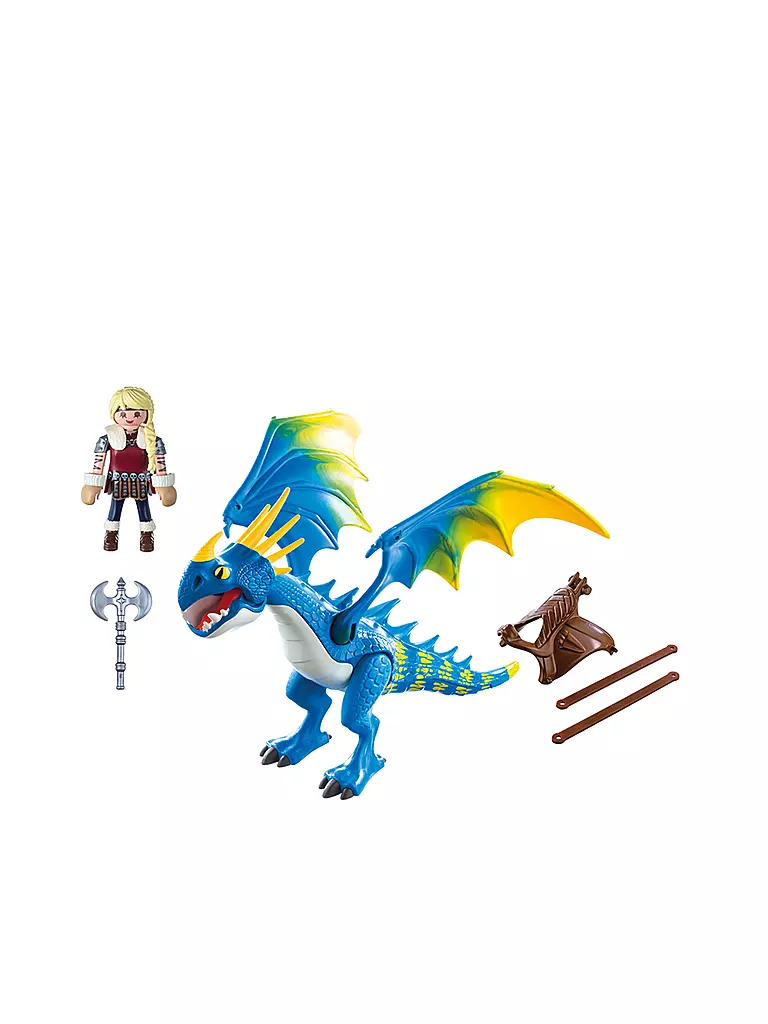 PLAYMOBIL | Dragon - Astrid mit Strumpfeil 9247 | transparent