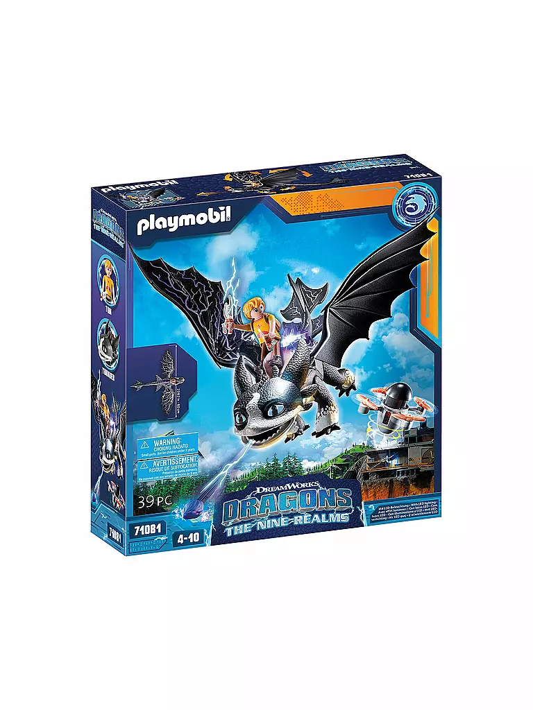 PLAYMOBIL | Dragons: The Nine Realms - Dragons: The Nine Realms - Thunder & Tom 71081 | keine Farbe