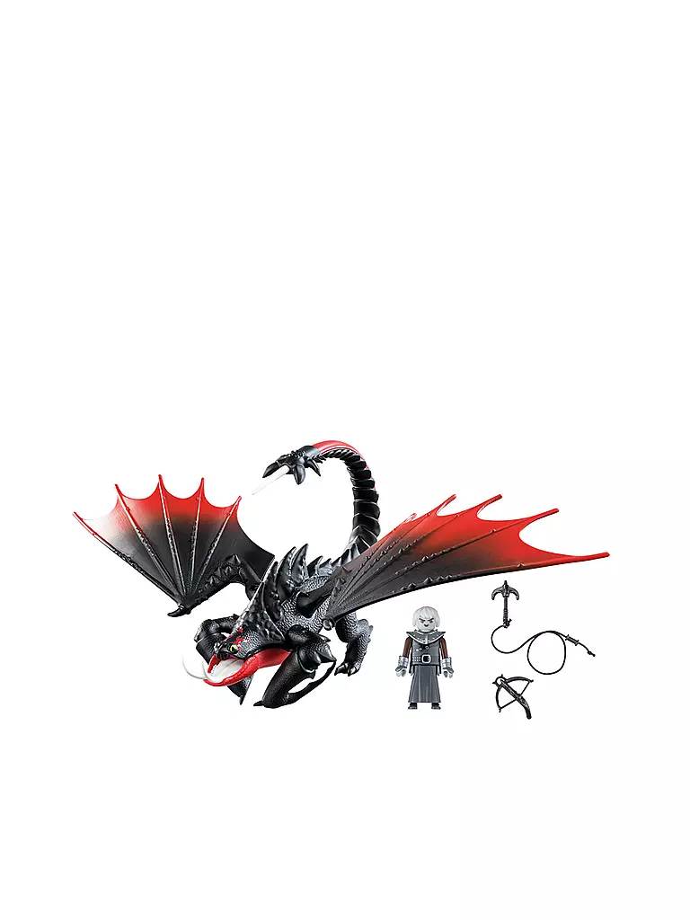 PLAYMOBIL | Dragons - Deathgripper mit Grimmel 70039 | blau